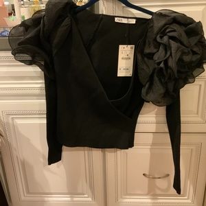Zara puff sleeve top